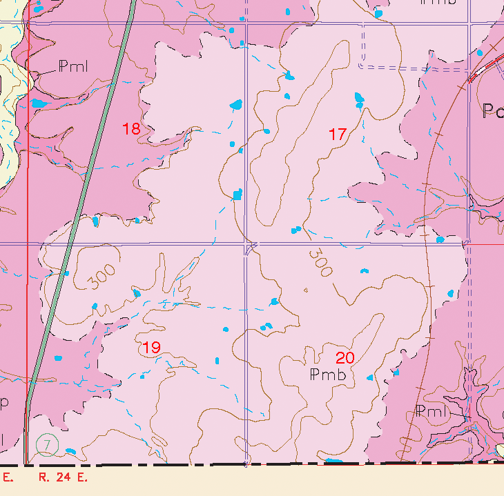 small geologic map