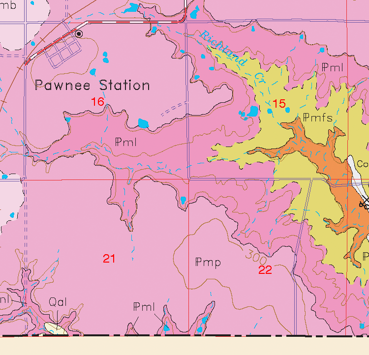 small geologic map