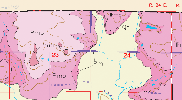 small geologic map