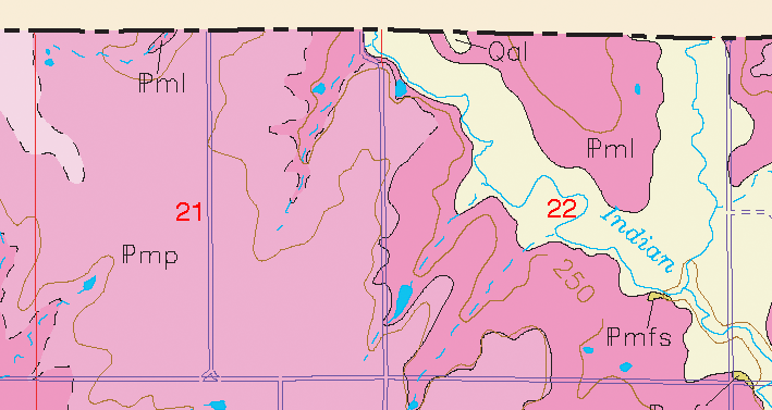 small geologic map