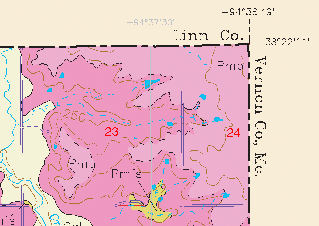 small geologic map