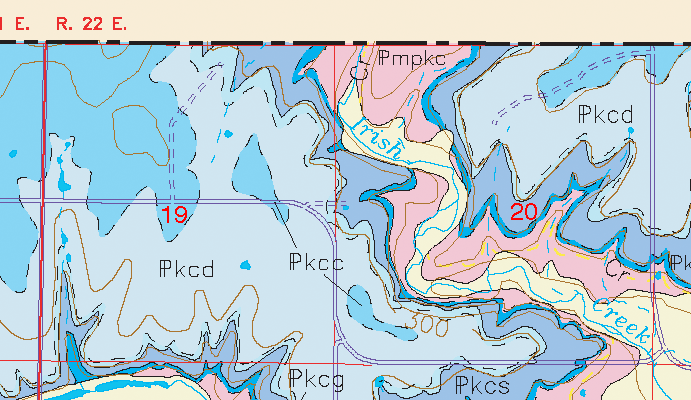 small geologic map