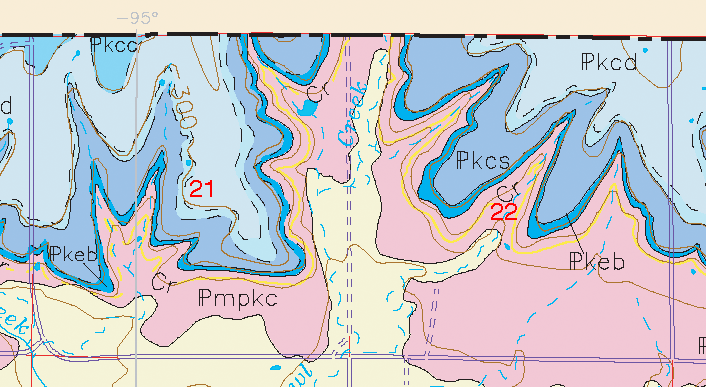 small geologic map