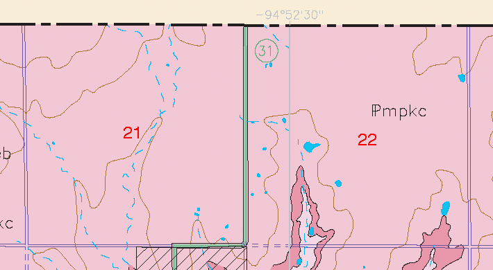 small geologic map