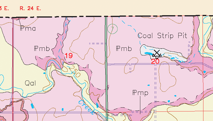 small geologic map