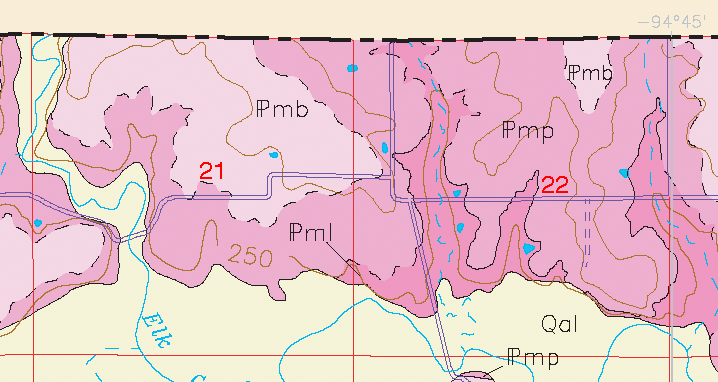 small geologic map