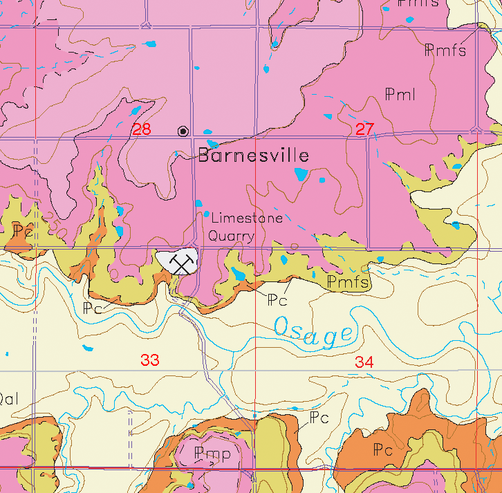 small geologic map