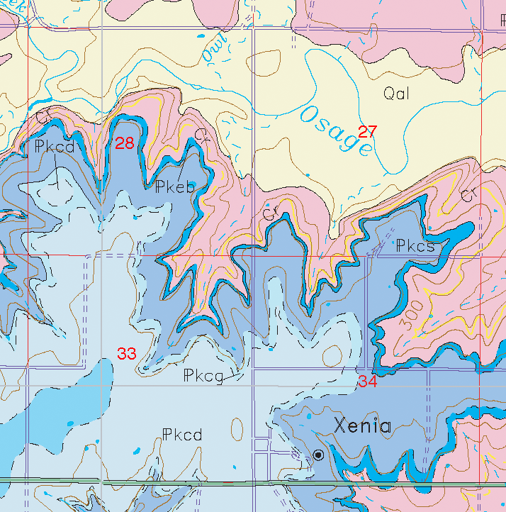 small geologic map