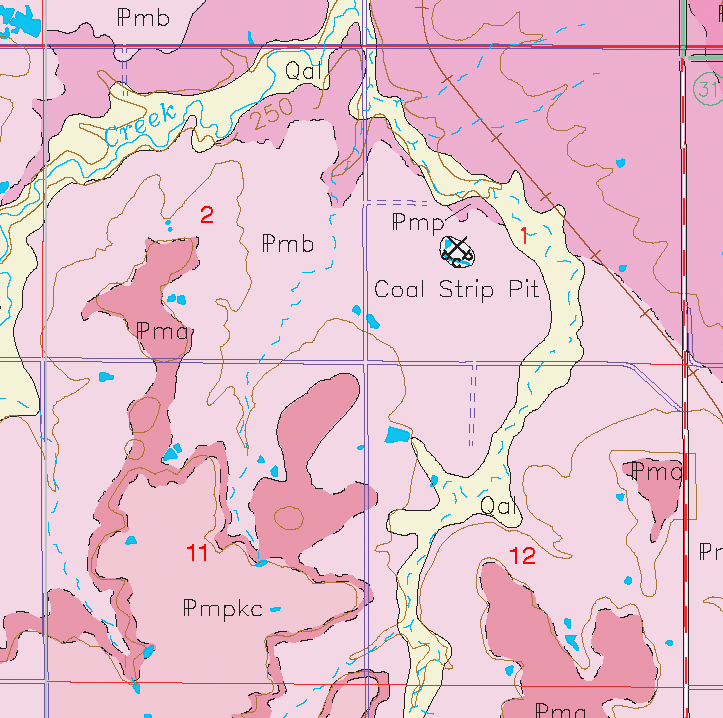 small geologic map