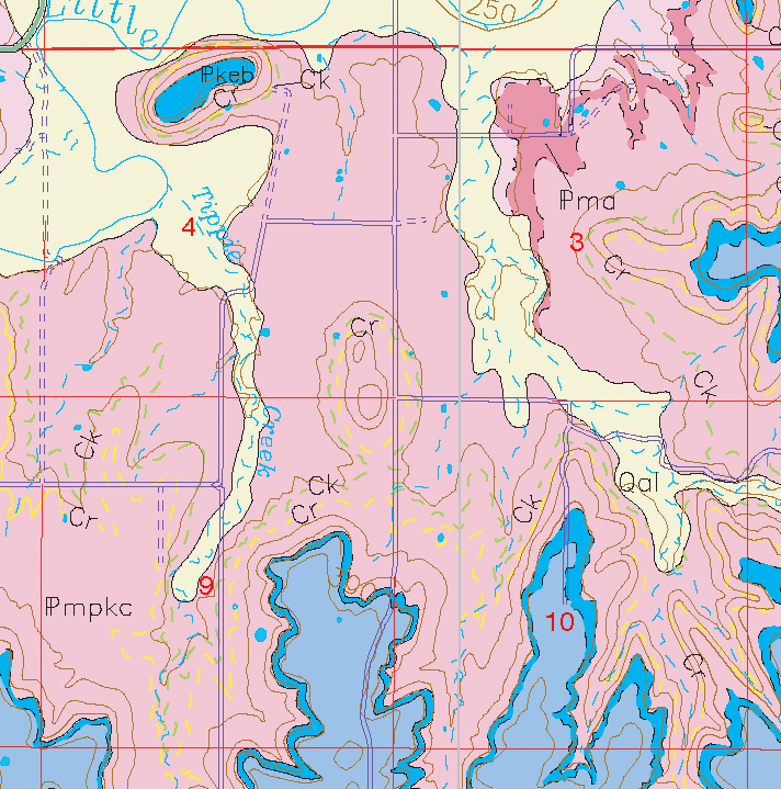 small geologic map