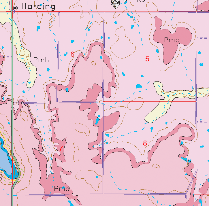 small geologic map