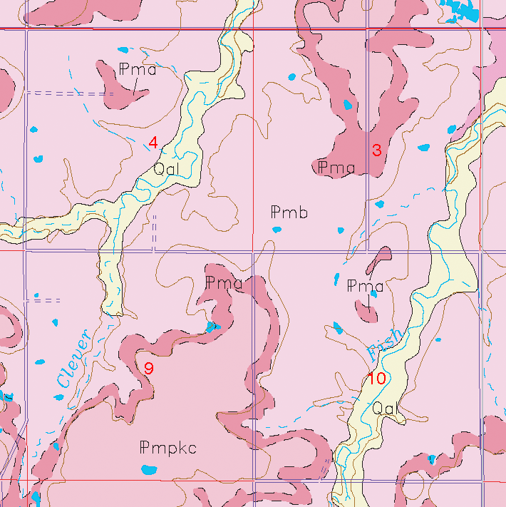 small geologic map
