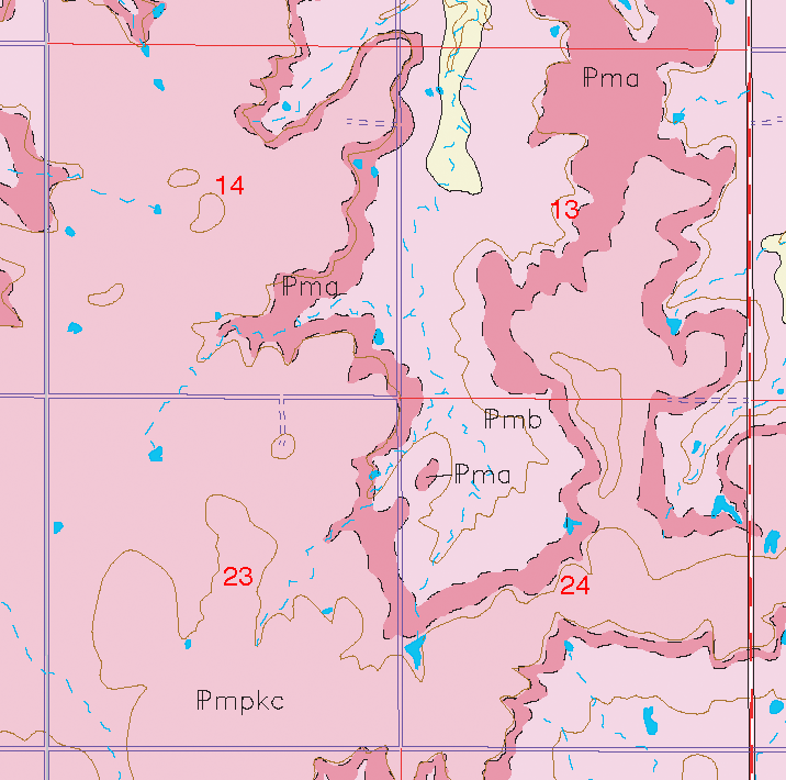 small geologic map