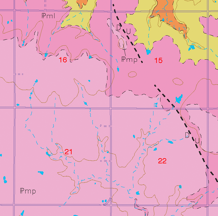 small geologic map