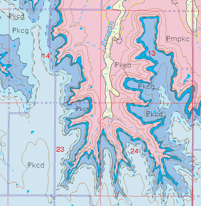 small geologic map