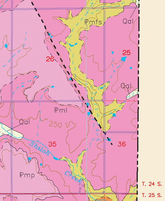 small geologic map