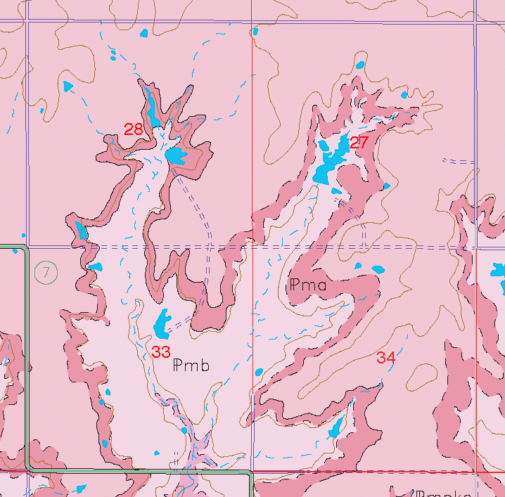 small geologic map