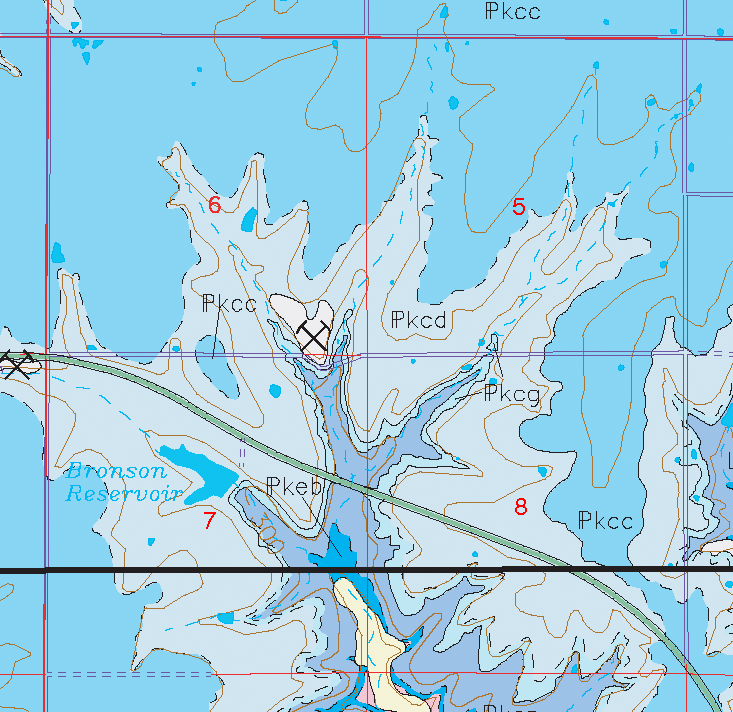 small geologic map