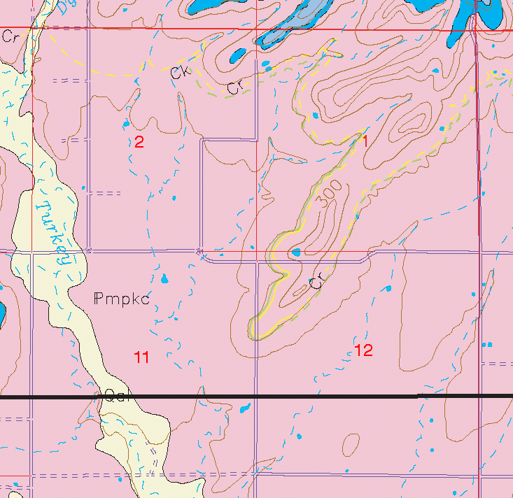 small geologic map