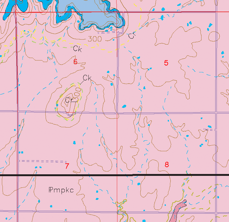 small geologic map