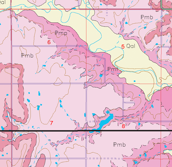 small geologic map