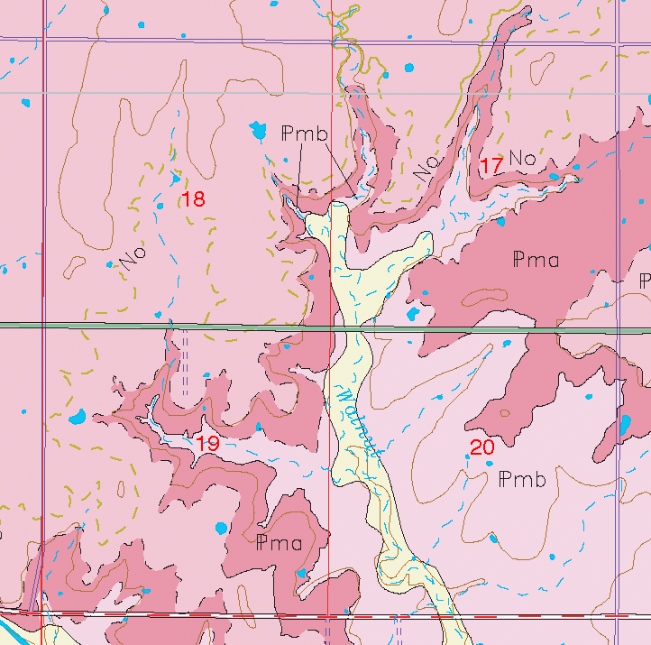 small geologic map