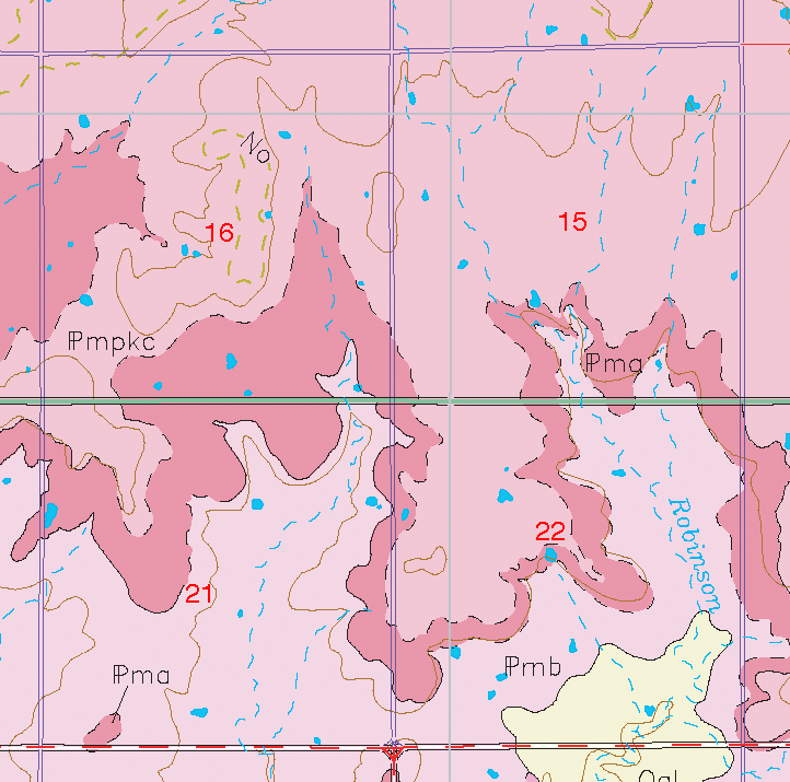 small geologic map