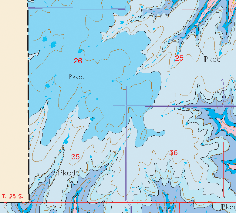 small geologic map