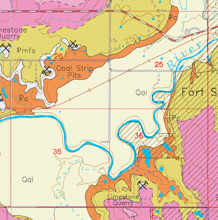 small geologic map