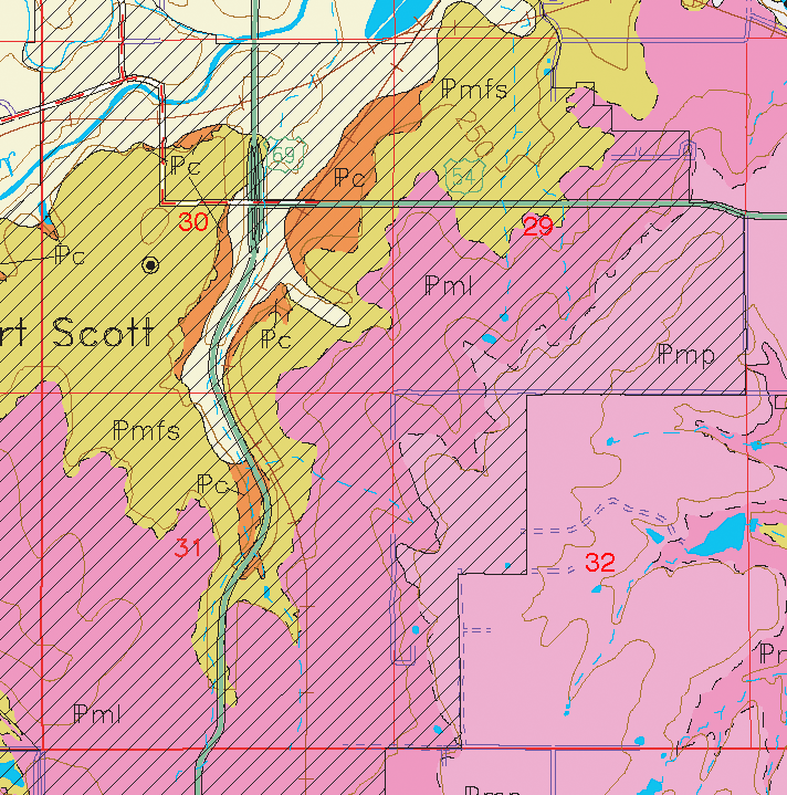 small geologic map