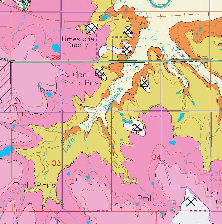 small geologic map