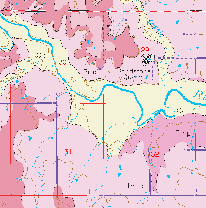 small geologic map