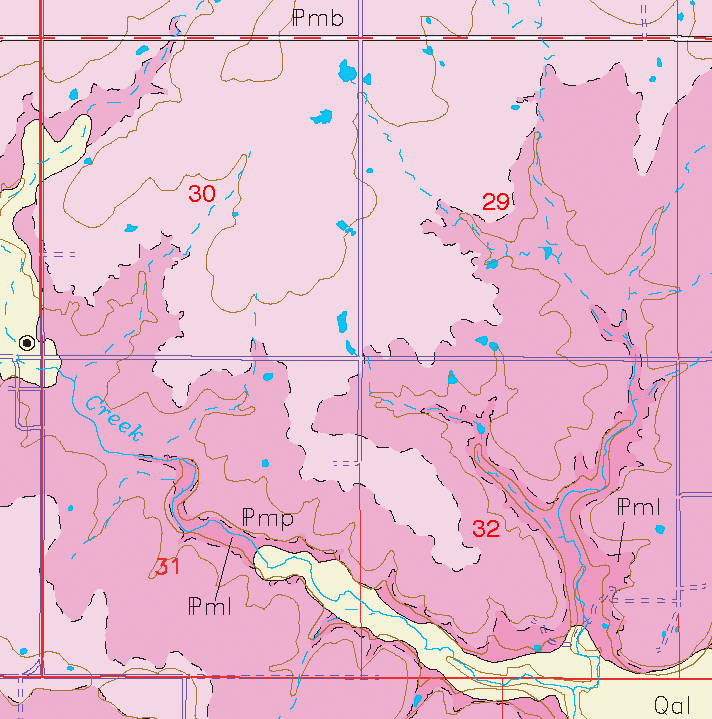 small geologic map