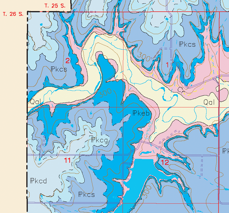 small geologic map