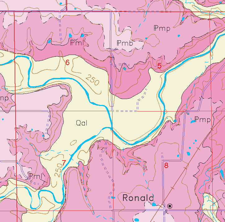 small geologic map