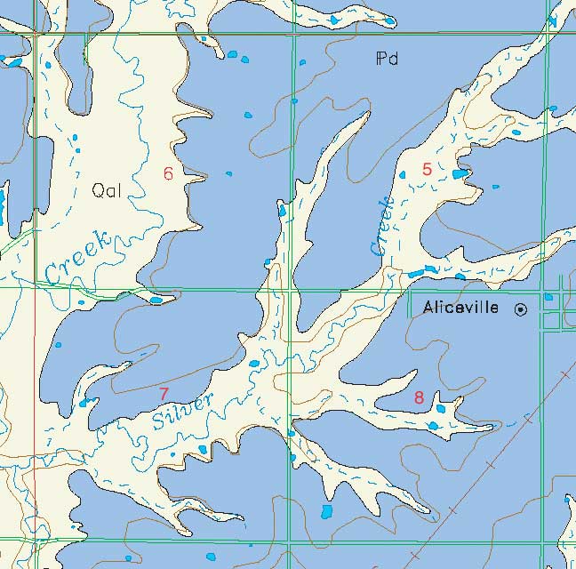 small geologic map