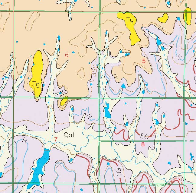 small geologic map