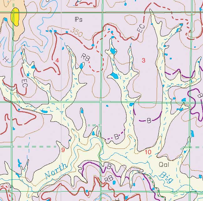 small geologic map