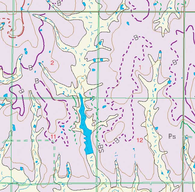 small geologic map