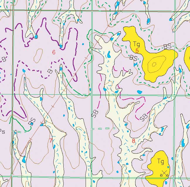 small geologic map