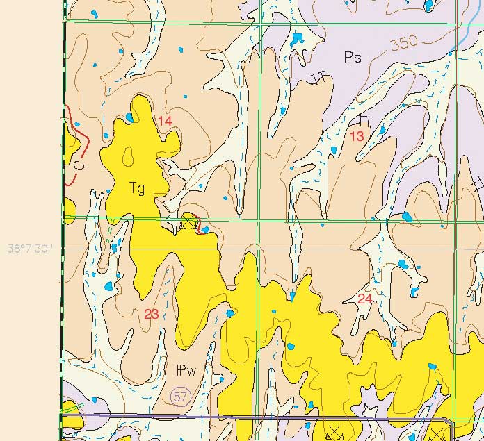 small geologic map