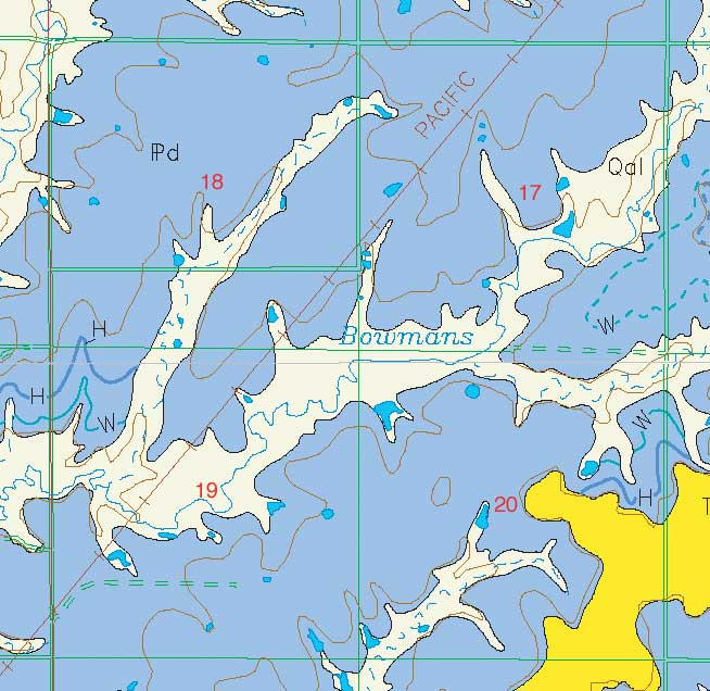 small geologic map