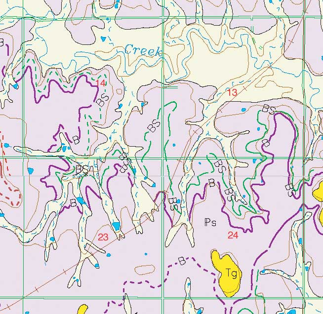 small geologic map