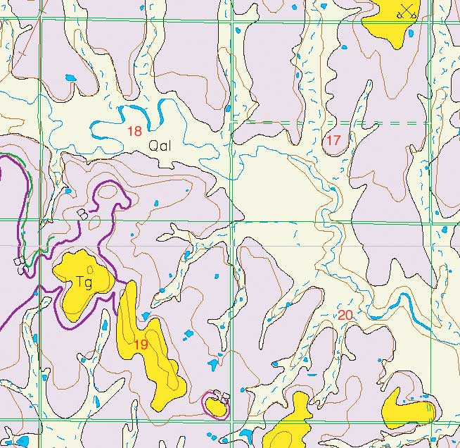 small geologic map