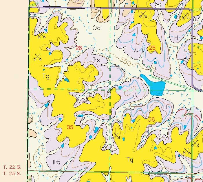 small geologic map