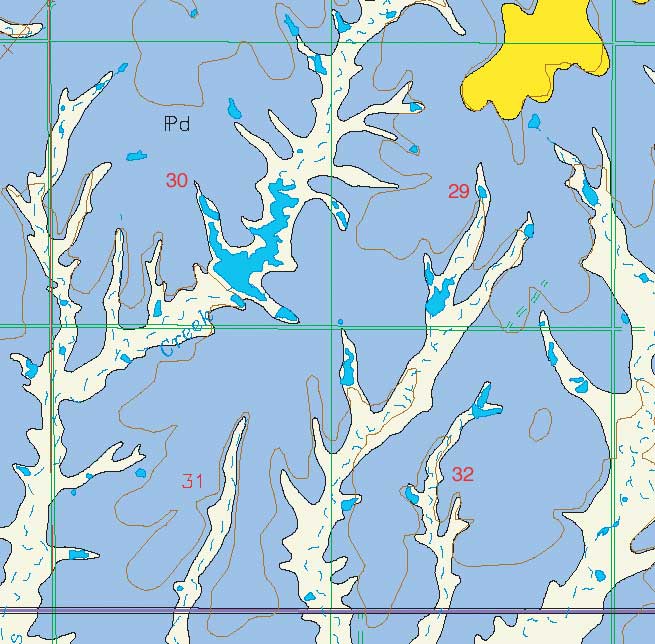 small geologic map