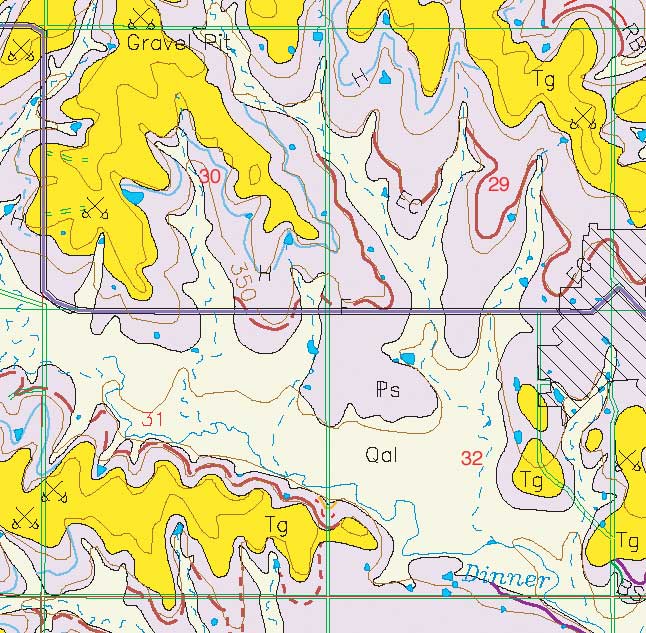 small geologic map