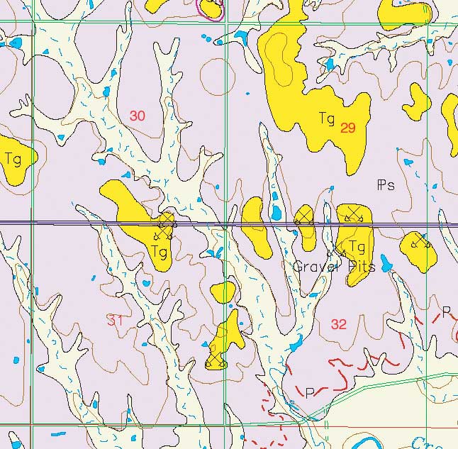 small geologic map