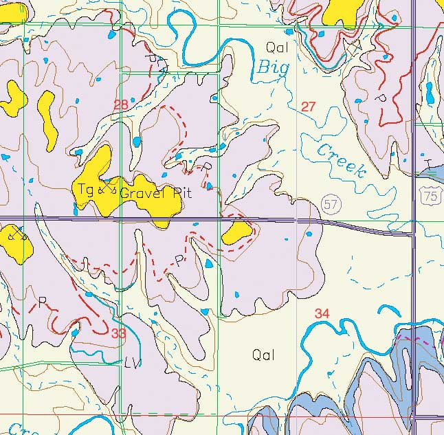 small geologic map