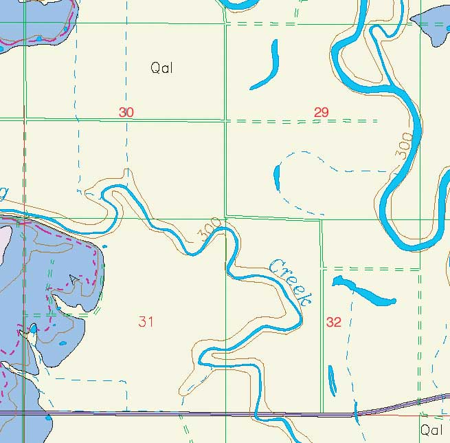 small geologic map